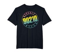 90210 Color Blend Logo Camiseta, Hombre Tallas Grandes, Negro, 4X Alto