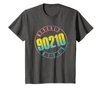 90210 Color Blend Logo Camiseta, Niños, Asfalto, 8 años