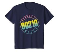 90210 Color Blend Logo Camiseta, Niños, Azul Marino, 8 años