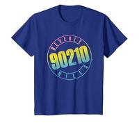 90210 Color Blend Logo Camiseta, Niños, Azul Real, 8 años