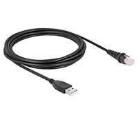90612 Cable USB 2.0 RJ50 Macho,USB A Macho 3 metros Negro F/UTP DELOCK