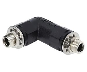90942 Adaptador ambos lados, DC 5,5/2,1 enchufe negro 5A DELOCK