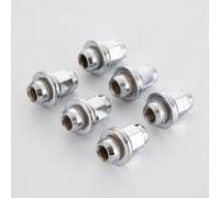 9094201103 - Tuercas de rueda cromadas para Toyota Land Cruiser para SEQUOIA y rosca de 1,5, ajuste seguro, acero grado 8, 22 mm, hexagonal, 47 mm de longitud