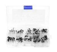 90pcs 10-valores 1N4148-10A10 Diodo Rectificador, Surtido de Diodos Rectificadores Kit, Electrónico con Caja de Almacenamiento