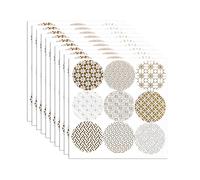 90pcs Pegatinas de Sellos de Sobre,4.5cm Pegatinas Cierre Sobre, Pegatinas Autoadhesiva para Sellar Sobres para Invitaciones de Boda Manualidades