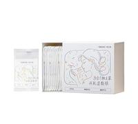 90PCS Wet Compress Cotton Pads Individual Packs Lyocell Fiber Stretchable Facial Moisturizing Sheets 30 Packs With 3 Pieces Each For Skincare Face Wet Compress Beauty Routine Daily Care
