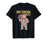 90s Cine Blitz Películas Buff Pop Nostalgia Cultura Humor Camiseta