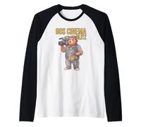 90s Cine Blitz Películas Buff Pop Nostalgia Cultura Humor Camiseta Manga Raglan