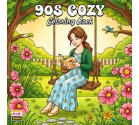 90s Cozy Coloring Book: Warm Retro Scenes, Cozy Spaces, and Relaxing Everyday Moments