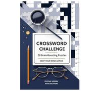 90s Crossword: Puzzle Book | 6x9 inches, 122 pages | 50 puzzles: Crossword Challenge