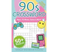 90s Crossword Puzzle, Music, TV, Movies, Games, and More!: Crossword Puzzles with Easy to Read Print about 90s Music, 90s TV, 90s Movies and More | ... Gifts for Vacations, Holidays, and Relaxation