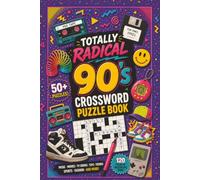 90's Crossword Puzzles: Crossword Puzzles with Easy to Read print about retro 90's Trends, Fun, Vintage theme and More | 6 x 9 inches, 120 pages | 50+ ... for Vacations, Holidays and Relaxation