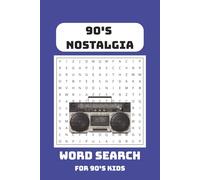 90's Era Word Search Puzzle Book: Word Searches with Easy to Read Print about 90's Era, Boombox, Retro and more | 6X9 inches, 110 Pages | 50+ Puzzles...Gifts for Vacations, Holidays and Free Times