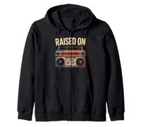 90s Hip Hop Gráfico Boombox Música Old School Hip Hop Rap Sudadera con Capucha