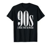 90s I Miss You So Much Distressed Nostalgia Quote Camiseta