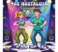 90s Nostalgia Coloring Book: Everyday Memories, Cozy Spaces, and Retro Living