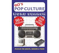 90's Pop Culture Word Search: Puzzles for Adults, Seniors & Teens