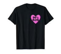 90's R&B Love Heart RNB Music Camiseta gráfica económica, Hombre, Negro, L