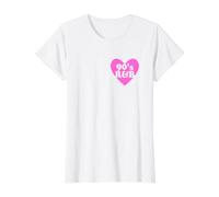 90's R&B Love Heart RNB Music Camiseta gráfica económica, Mujer, Blanco, S