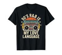 90s R&B Music Lover Retro Vieja Escuela RnB Vibes Camiseta