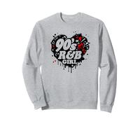 90's R&B Un poco de amor corazón Graffiti RnB Música Sudadera