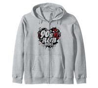 90's R&B Un poco de amor corazón Graffiti RnB Música Sudadera con Capucha