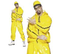 90s Rapero Gángster Traje Ali G Disfraz para Hombre Scouser Chándal M L