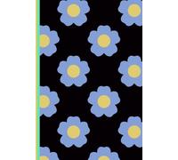 90s Style Flower Notebook: A totally cool retro style lined journal!