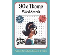 90's Theme Word Search Puzzle Book: Word Searches with easy-to-read print about the 90's, Boomboxes, Walkman's, and more! 6X9 inches, 110 Pages! Soft ... for Holidays, Vacations, and Free Time!!