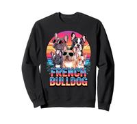 90's Vintage French Bulldog Frenchie Bulldogs Sudadera