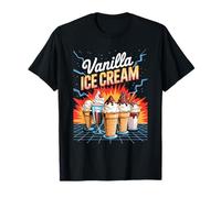 90s Vintage Vanilla Ice Cream Dessert Camiseta