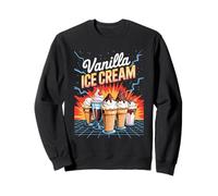 90s Vintage Vanilla Ice Cream Dessert Sudadera