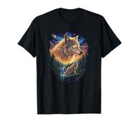 90s Wolf Stary Night - Lobos Aullando a la Luna Camiseta