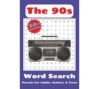 90s Word Search Puzzle Book: Word Searches with Easy to Read Print about 90s Culture, 90s Music, 90s Life and More | 6x9 inches, 110 pages | 50+ Puzzles … Gift for Vacations, Holidays, and Free Times
