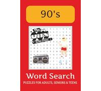 90's Word Search Puzzle Book: Word Searches with Easy to Read Print about 90's Music, 90's Dance, 90's Culture and more | 6x9 inches, 110 pages | 50+ ... … Gift for Vacations, Holidays and Free Times