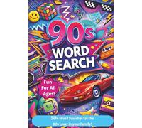 90s Word Search Puzzle Book: Word Searches with Easy to Read Print about the 1990s, 90s movies, 90s music, 90s culture, and more | 6x9 inches, 110 ... rides, campfires, or relaxing at the beach