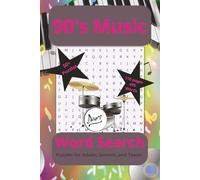 90's Word Search: word searches with print easy to read about the 90s music | 6x9 inches 110pages with 50+ puzzles Great for gifts for holidays or ... Helps ease stress, and helps with anxiety