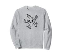 90s Y2K Charming Hamster Girl está soñando con una cena de queso Sudadera