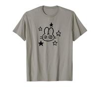 90s Y2K Conejo de liebre loca se confunde bajo estrellado Camiseta