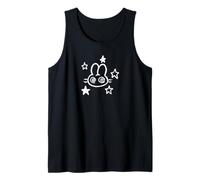 90s Y2K Conejo de liebre loca se confunde bajo estrellado Camiseta sin Mangas