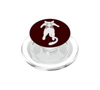 90s Y2K Curioso Gato Lindo Tomcat Siendo levantado PopSockets PopGrip para MagSafe