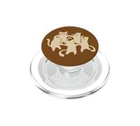 90s Y2K Cute Tomcats y Gatos Bailando en un círculo PopSockets PopGrip para MagSafe