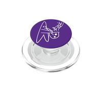 90s Y2K Jazz Star Tocando Notas Azules en saxofón PopSockets PopGrip para MagSafe