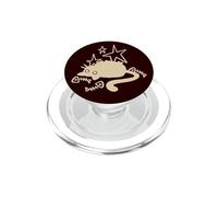 90s Y2K Lazy Chubby Tomcat Cat por Fish Bones Stargazing PopSockets PopGrip para MagSafe