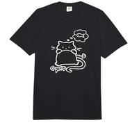 90s Y2K Perezoso Gordito Gato Tomcat Hambriento Después De Pescado Comfort Colors Adult Heavyweight T-Shirt