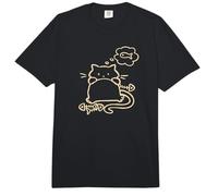 90s Y2K Perezoso Gordito Tomcat Gato Hambriento Después De Pescado Comfort Colors Adult Heavyweight T-Shirt