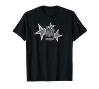90s Y2K Scary Cat Tomcat está asustado bajo Big Stary Camiseta