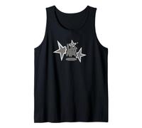 90s Y2K Scary Cat Tomcat está asustado bajo Big Stary Camiseta sin Mangas