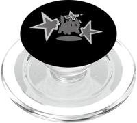 90s Y2K Scary Cat Tomcat está asustado bajo Big Stary PopSockets PopGrip para MagSafe