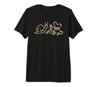 90s Y2K Tea Time con ratón Caracol y Gusano Camiseta Premium